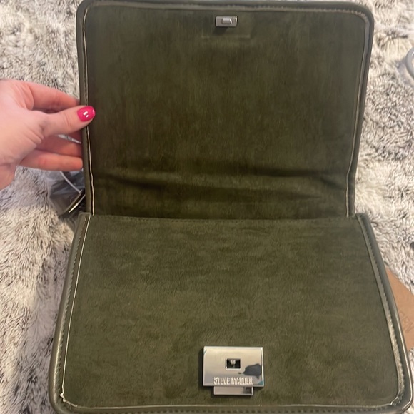 NWT Steve Madden army green purse - Picture 4 of 6